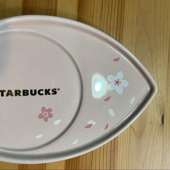 NWT Korea Starbucks Cherry Blossom Sakura Ceramic Tea Coffee Pink Coaster - Picture 4 of 6